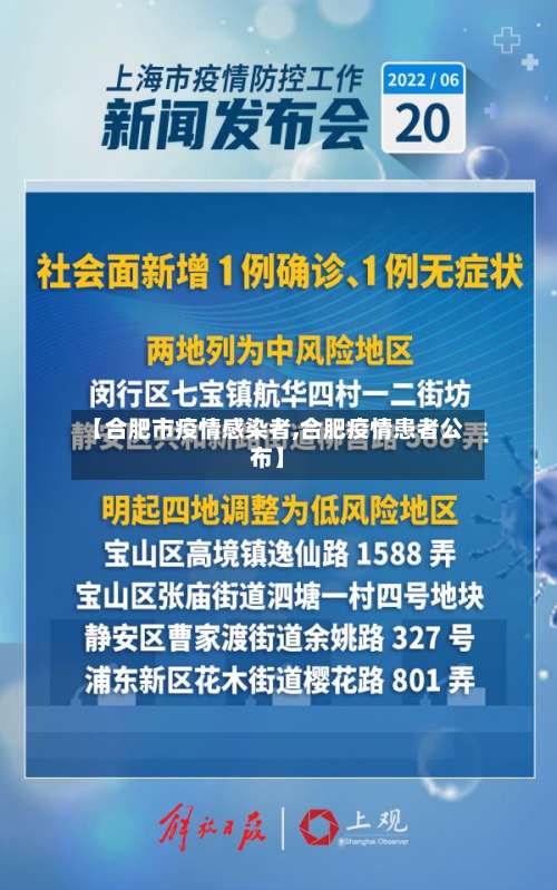 【合肥市疫情感染者,合肥疫情患者公布】-第1张图片