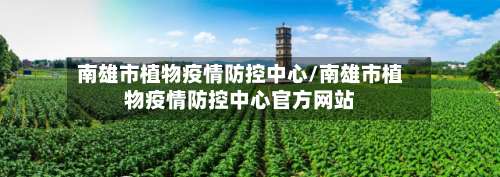 南雄市植物疫情防控中心/南雄市植物疫情防控中心官方网站-第1张图片