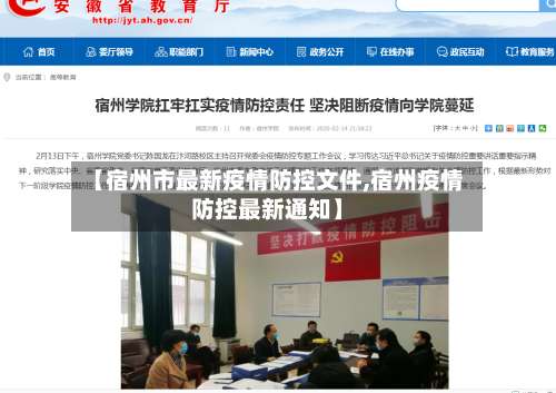 【宿州市最新疫情防控文件,宿州疫情防控最新通知】-第2张图片