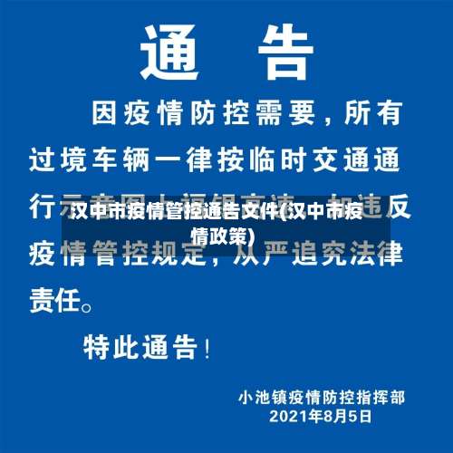 汉中市疫情管控通告文件(汉中市疫情政策)-第2张图片