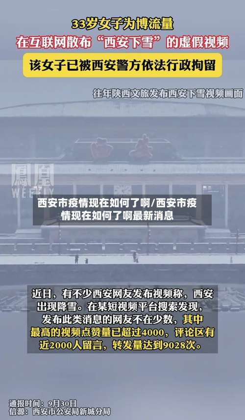 西安市疫情现在如何了啊/西安市疫情现在如何了啊最新消息-第1张图片