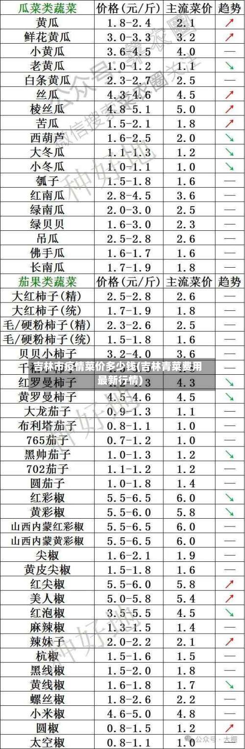 吉林市疫情菜价多少钱(吉林青菜费用最新行情)-第3张图片