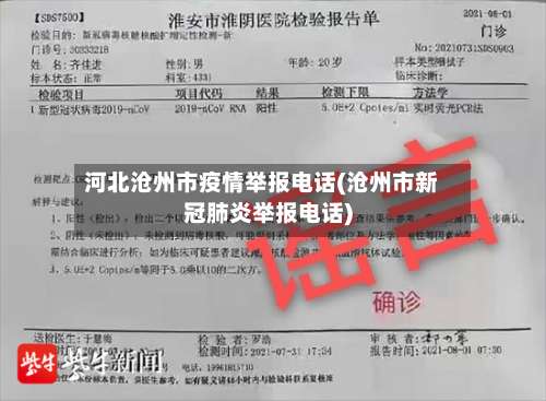 河北沧州市疫情举报电话(沧州市新冠肺炎举报电话)-第1张图片