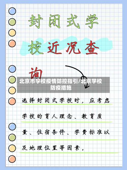 北京市学校疫情防控指引/北京学校防疫措施-第1张图片