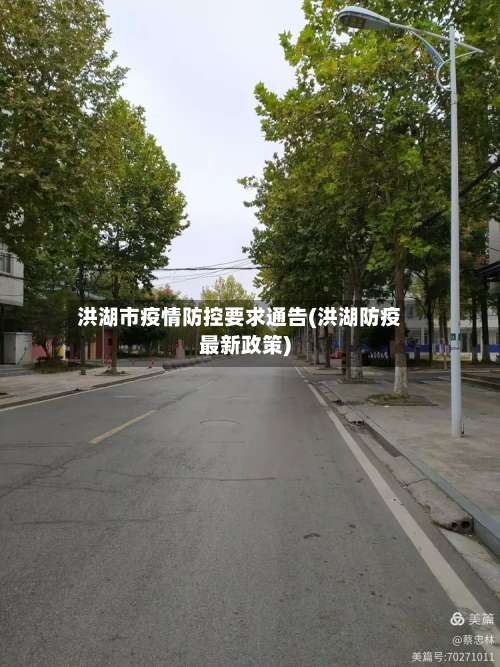 洪湖市疫情防控要求通告(洪湖防疫最新政策)-第1张图片