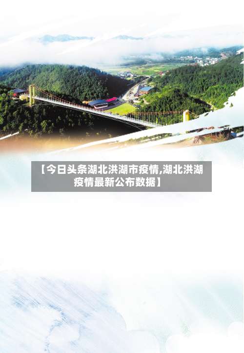 【今日头条湖北洪湖市疫情,湖北洪湖疫情最新公布数据】-第2张图片