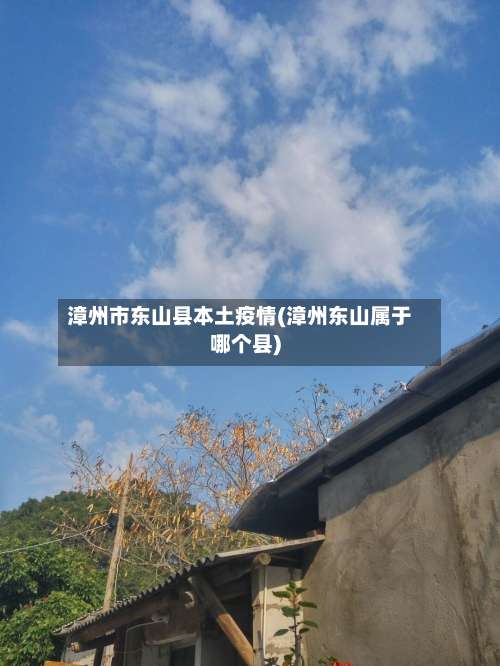 漳州市东山县本土疫情(漳州东山属于哪个县)-第1张图片