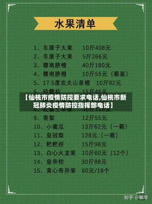 【仙桃市疫情防控要求电话,仙桃市新冠肺炎疫情防控指挥部电话】-第1张图片