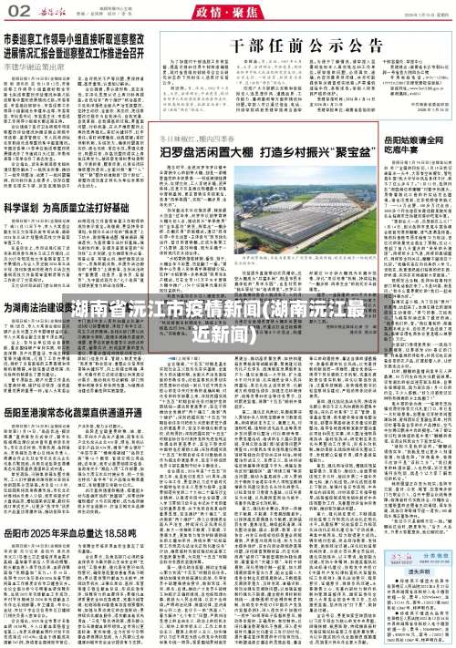 湖南省沅江市疫情新闻(湖南沅江最近新闻)-第1张图片