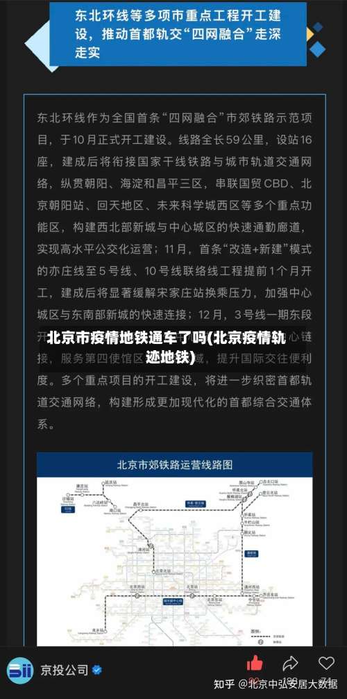 北京市疫情地铁通车了吗(北京疫情轨迹地铁)-第3张图片