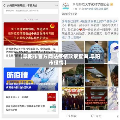 【阜阳市官方网站疫情政策查询,阜阳市役情】-第1张图片