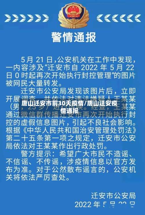 唐山迁安市前30天疫情/唐山迁安疫情通报-第1张图片