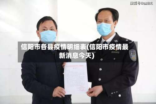 信阳市各县疫情明细表(信阳市疫情最新消息今天)-第1张图片