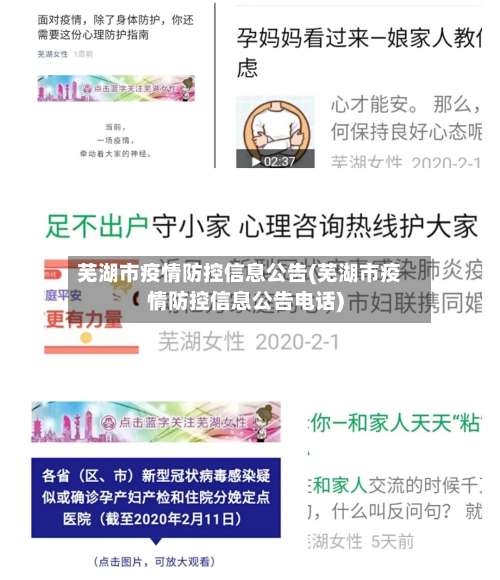 芜湖市疫情防控信息公告(芜湖市疫情防控信息公告电话)-第3张图片