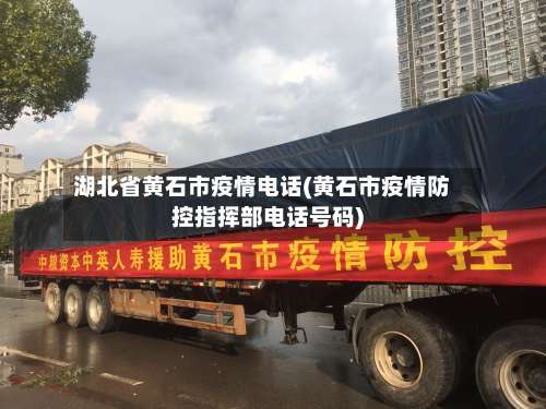 湖北省黄石市疫情电话(黄石市疫情防控指挥部电话号码)-第1张图片